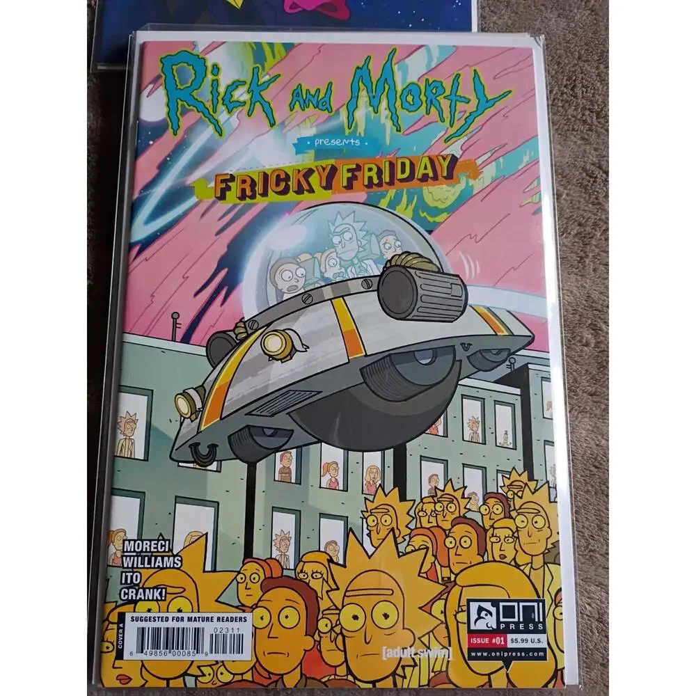 RICK AND MORTY 4 Issue Lot NM Spring Break Sherlock Fricky Friday Meseeks Nm